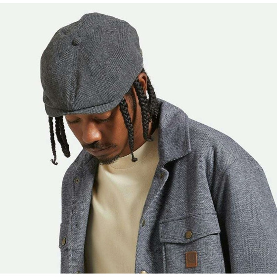 Casquette Brood Laine Noir & Gris - Brixton Casquette Brood Laine Noir & Gris - Brixton