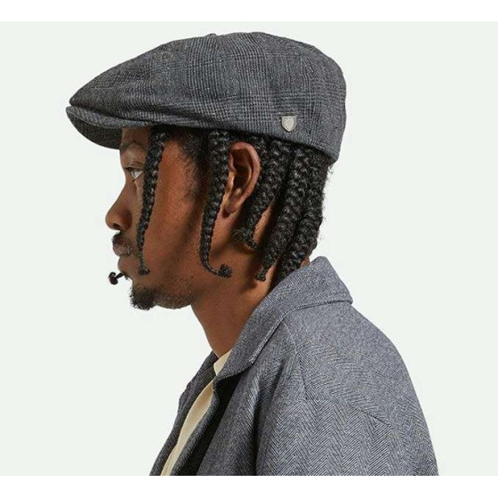 Casquette Brood Laine Noir & Gris - Brixton Casquette Brood Laine Noir & Gris - Brixton