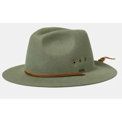 Traveller Hat Wesley Felt GUARD Light Moss - Brixton Reference: 20553| Traclet Hat Shop
