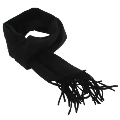Black Manoe Wool Scarf - Traclet Reference: 20560| Traclet Hat Shop