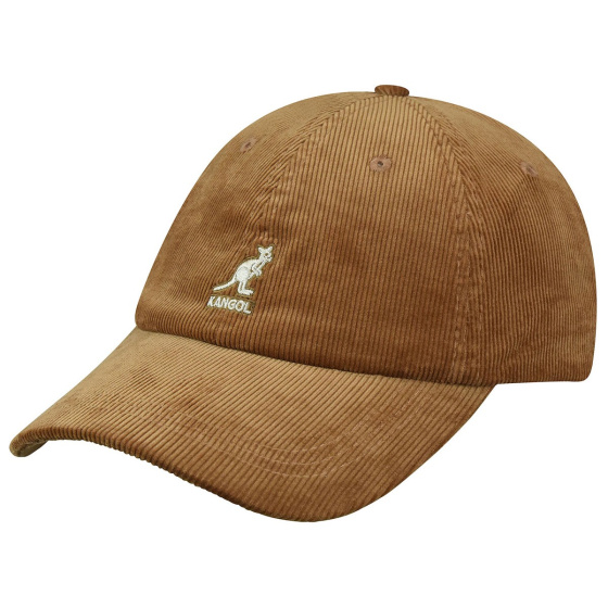 Kangol Camel Cotton Cord Strapback Cap