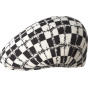 Barbed Check Flat Cap Black & White - Kangol