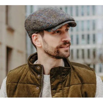 Casquette Barkley Harris Tweed Cache-Oreilles Laine - Göttmann