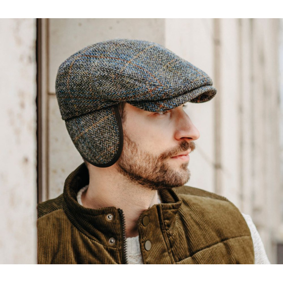 Casquette Barkley Harris Tweed Cache-Oreilles Laine - Göttmann