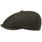 Olive Wool Hatteras Cap - Stetson