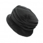 Women's Tavira Fleece Hat Black & Mustard - Traclet