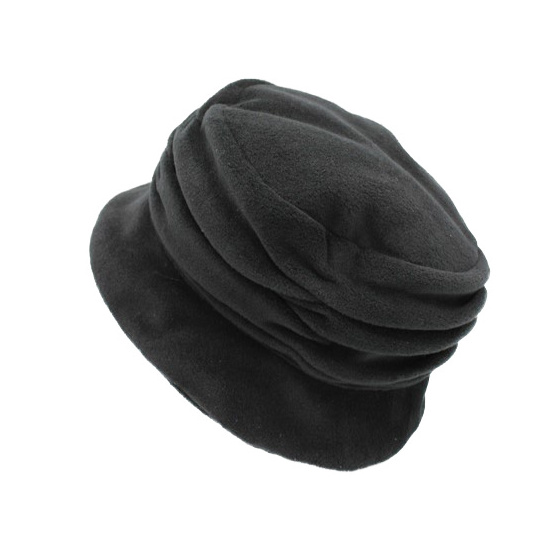 Chapeau Tavira Polaire Femme Noir & Moutarde - Traclet Chapeau Tavira Polaire Femme Noir & Moutarde - Traclet