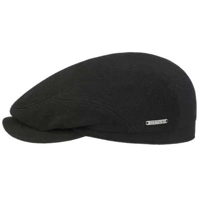 Casquette Plate Dylan Laine Noire -  Stetson  référence 20612 chapellerie traclet