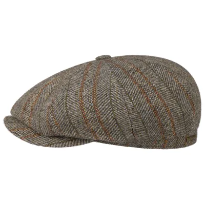 Casquette Hatteras Fresno Herringbone Laine Vierge - Stetson