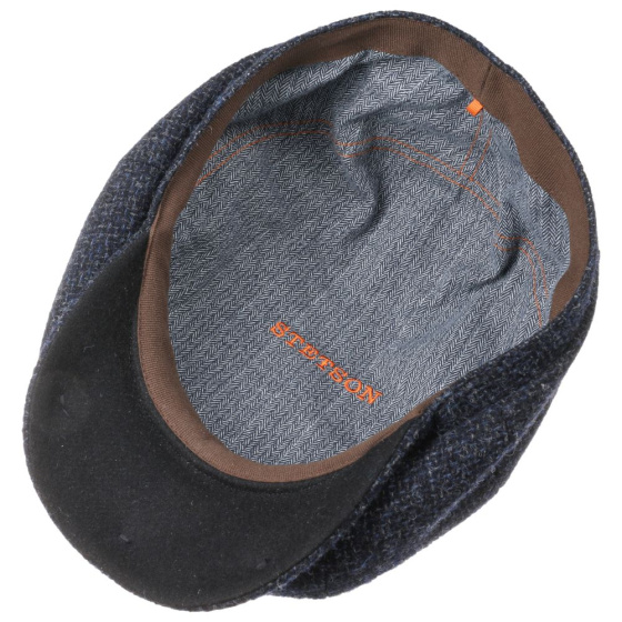 Hatteras Le Capu Wool Cap Navy Blue - Stetson