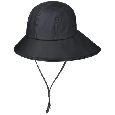 Navy Oilskin Sou'wester Cap - Hammaburg Reference: 6422 | Traclet Hat Shop