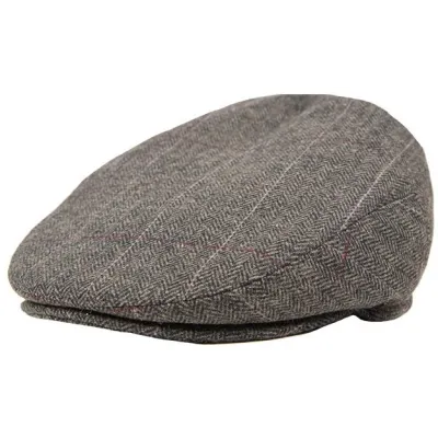 Owasso Brown Flat Cap - Traclet Reference 20621| Traclet Hat Shop