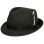 Stetson Champlin Olive Felt Trilby Hat