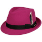 Stetson Champlin Fuchsia Felt Trilby Hat