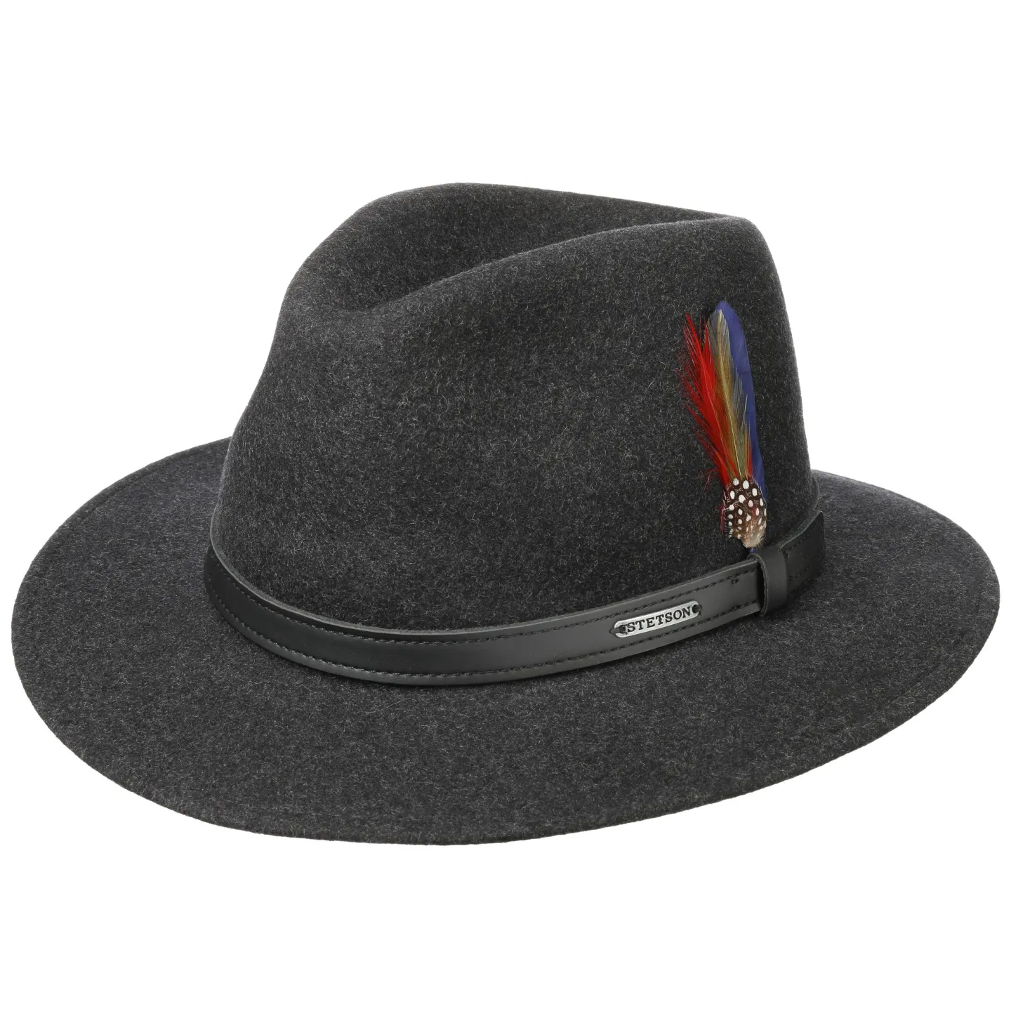 Powell Woolfelt Anthracite Hat - Stetson Reference: 6401 | Traclet Hat Shop