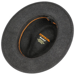 Powell Woolfelt Anthracite Hat - Stetson