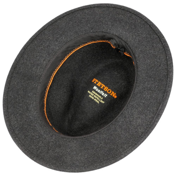 Chapeau Powell Woolfelt Anthracite - Stetson