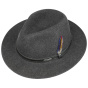 Powell Woolfelt Anthracite Hat - Stetson