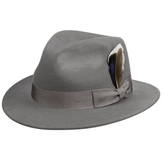 Chapeau Traveller Louisville Laine & Cachemire Gris - Stetson