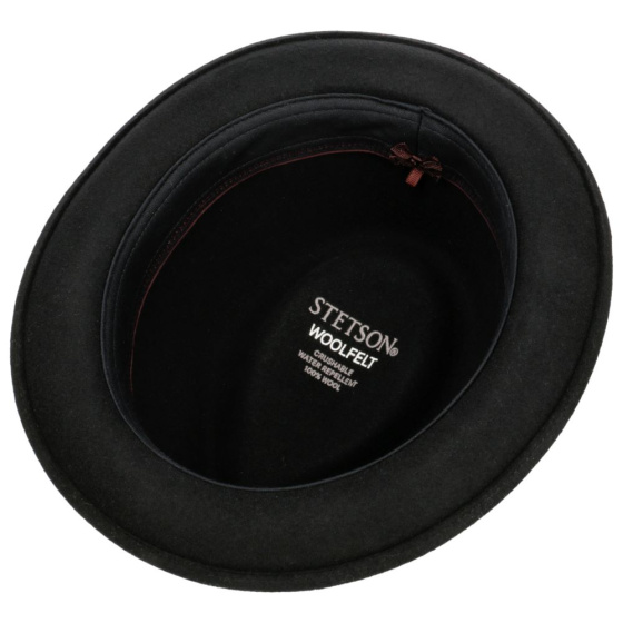 Valema Player Hat Black Felt - Stetson