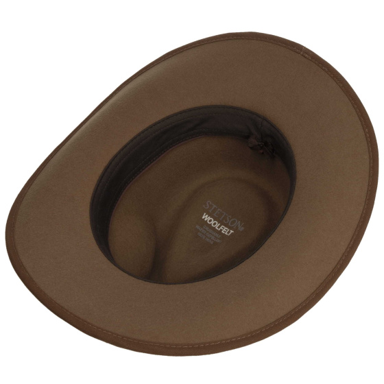 Chapeau Western Woolfelt Escondido Beige - Stetson