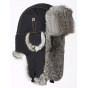 Fur Ushanka - Black Lapeer - Mad Bomber