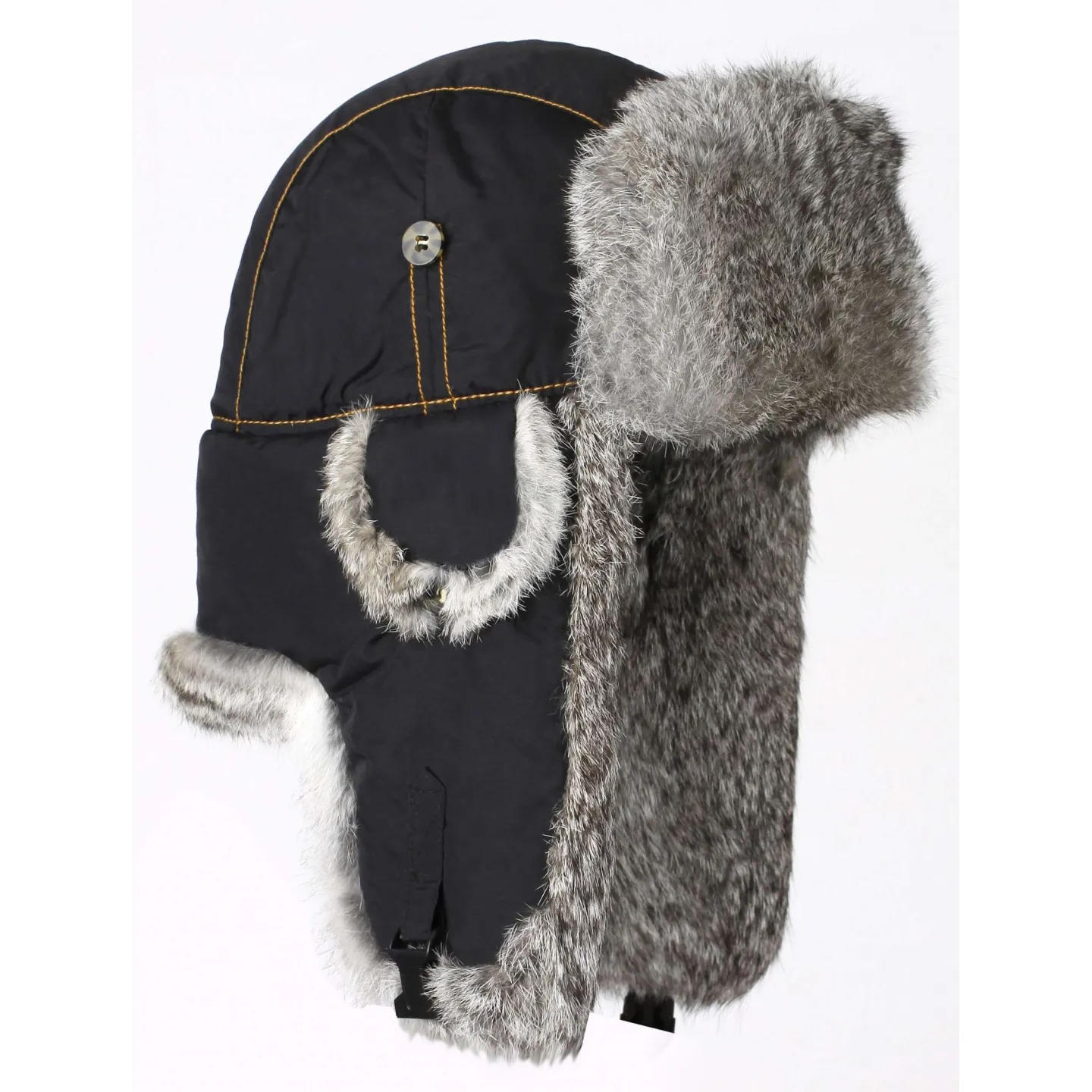 Chapka Fourrure - Lapeer Noire - Mad Bomber