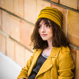 Yellow Colette Polar Fleece Beanie - Traclet