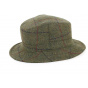 Khaki Plaid Wool Keaton Bucket Hat - City Sport