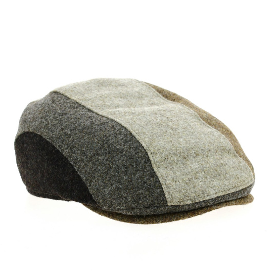 Baxter Cap with Ear Flaps Baxter Brown Beige Wool - Gottmann