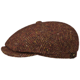 Stetson Nob Hill Herringbone Hatteras Cap