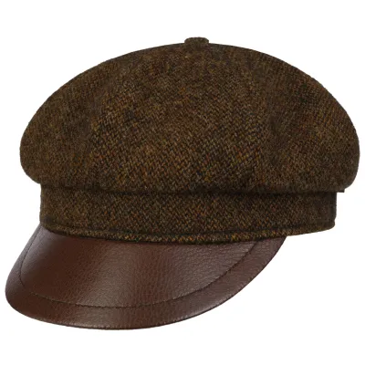 Brown Wool Riders Sailor Cap - Stetson Reference: 20678| Chapellerie Traclet