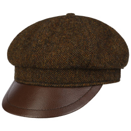 Brown Wool Sailor Riders Cap - Stetson