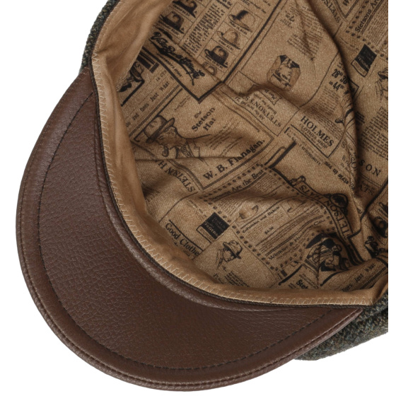 Brown Wool Riders Sailor Cap - Stetson