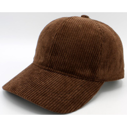 Brown Velvet Baseball Cap - Atlantis