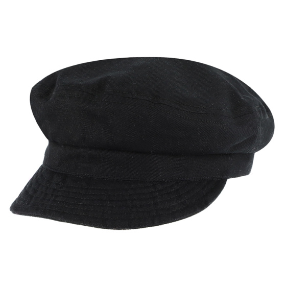Black Cotton Bréda Sailor Cap - Traclet