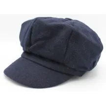 Tania Wool Navy Blue Newsboy Cap - Traclet Reference: 20681| Traclet Hatmakers
