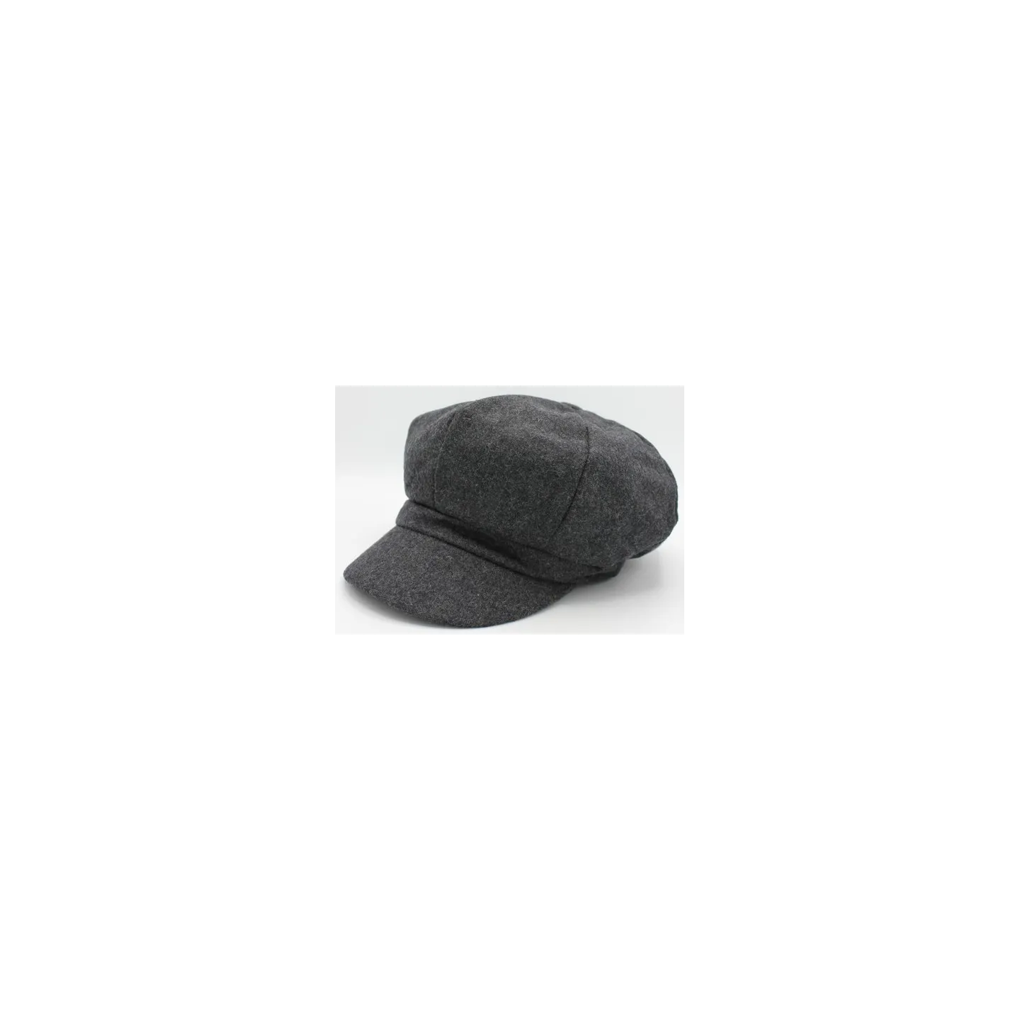 Tania Newsboy Cap in Anthracite wool - Traclet Reference: 20683| Traclet Hatters