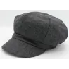 Tania Newsboy Cap in Anthracite wool - Traclet Reference: 20683| Traclet Hatters