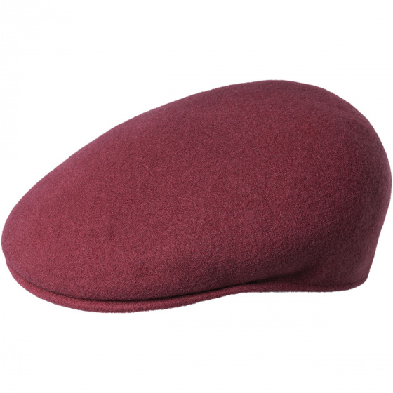 Casquette Wool 504 Prune - Kangol