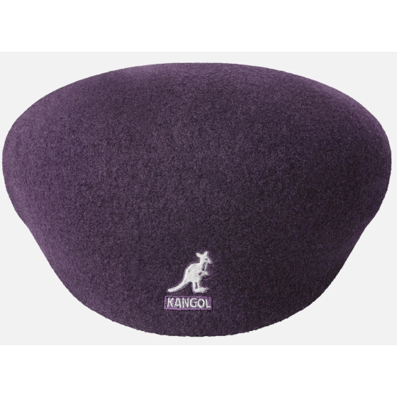 Casquette Wool 504 Prune - Kangol