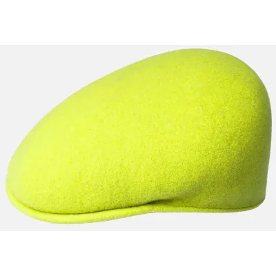 Casquette Wool 504  Jaune Fluo - Kangol