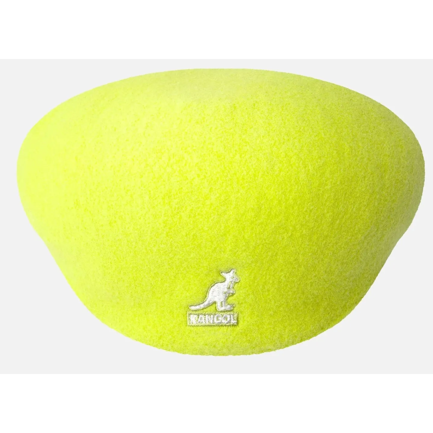 Wool 504 Fluorescent Yellow Cap - Kangol Reference: 20710| Traclet Hat Shop