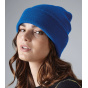 Long White Acrylic Beanie - Beechfield