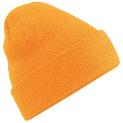 Orange Long Acrylic Beanie - Beechfield Reference: 20722| Traclet Hat Shop