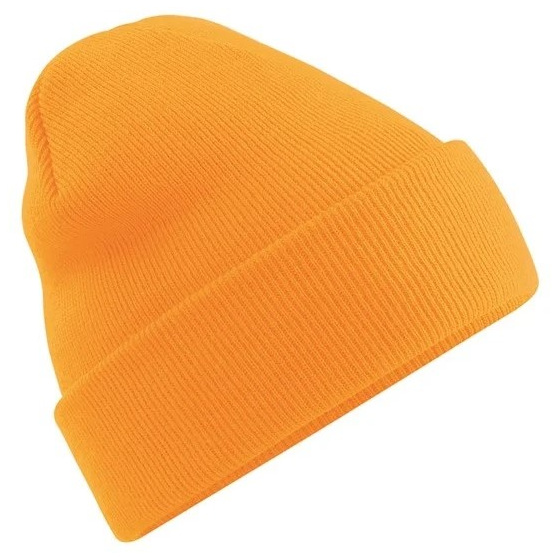 Orange Long Acrylic Beanie - Beechfield