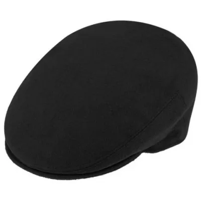 Casquette Plate Traditionnelle kent Uni Noir - Traclet