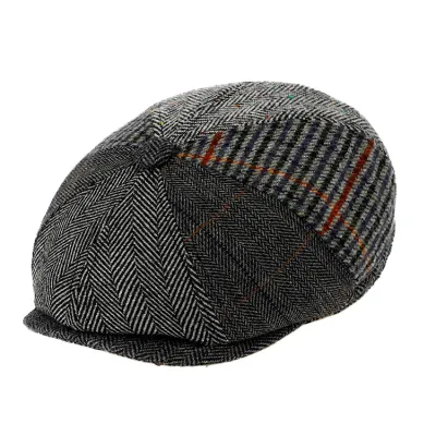 Chelsea Patchwork 8-Panel Cap - Traclet   Reference: 20723| Chapellerie Traclet