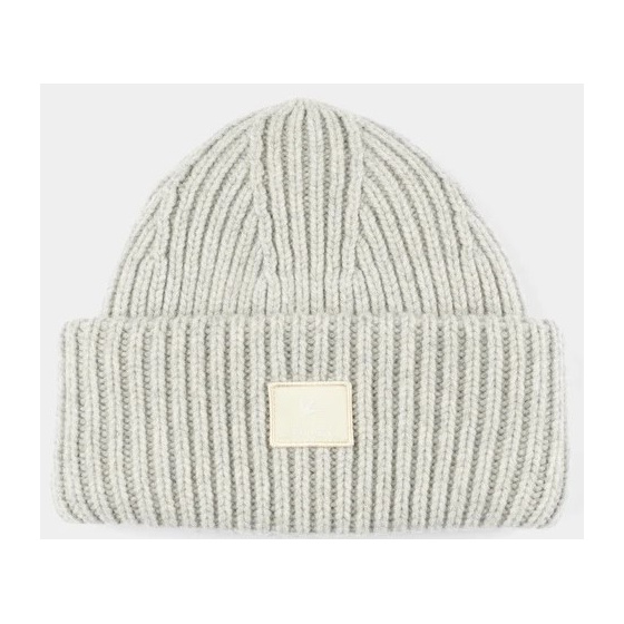 Grey Merino Wool Alpine Beanie - Tilley