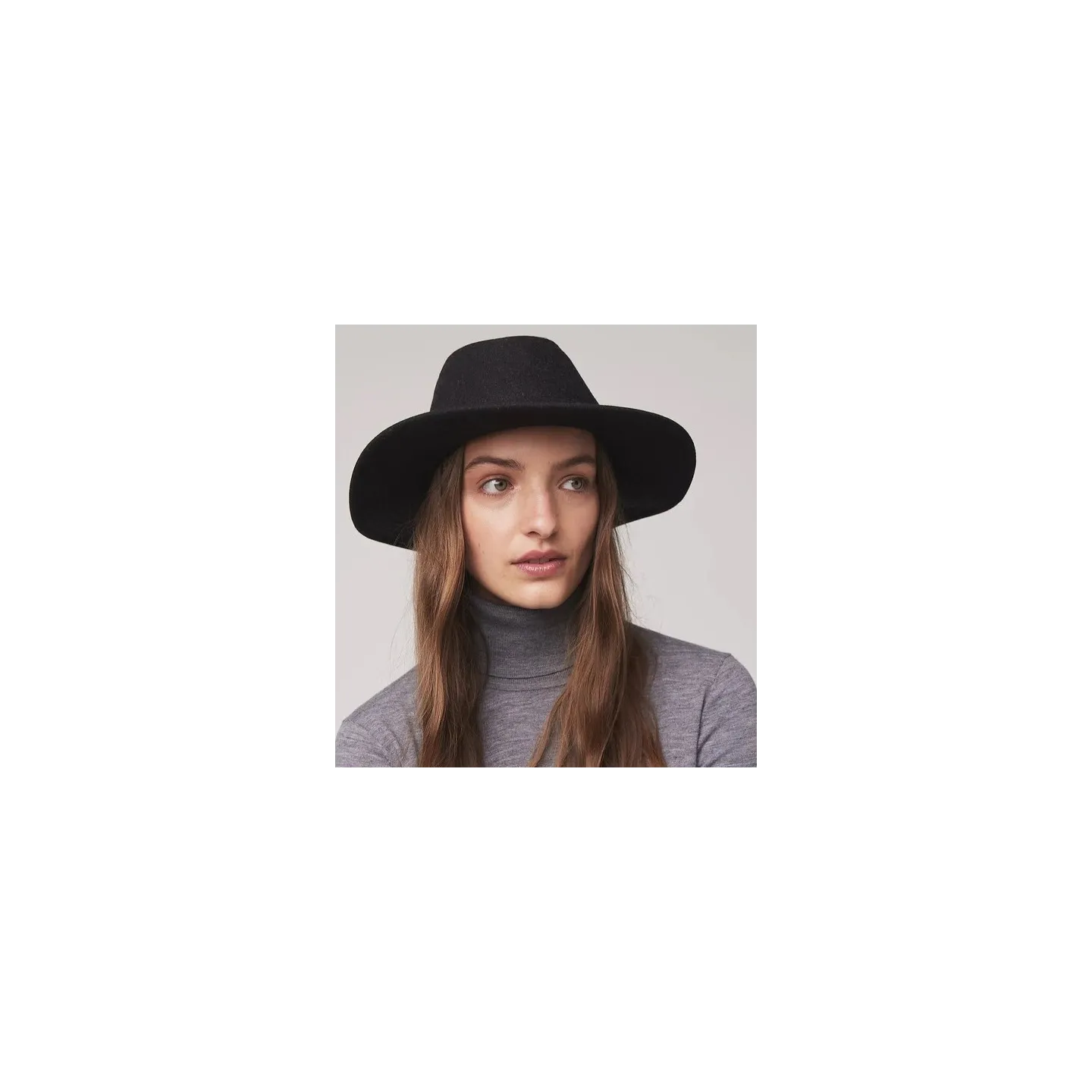 Chapeau Traveller Tech-Wool Noir Cache-oreilles UPF + 50 - Tilley